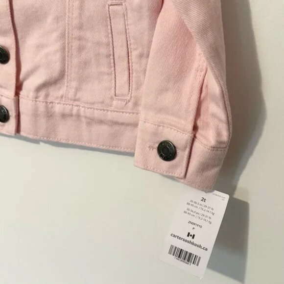 Carter's Toddler Jean Jacket (size 2T) NWT - Picture 5 of 5